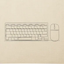 Klávesnice a myš jedním tahem