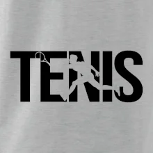 Tenis nápis silueta