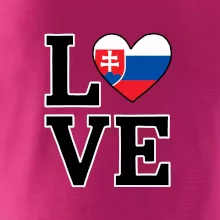 Love Slovenská vlajka