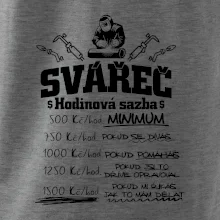 Svářeč - hodinová sazba
