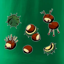 Kaštanová zvířátka - obdelník