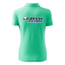 Czech team s vlajkou - Mistrovství světa v ledním hokeji 2025