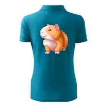 Morče - kreslené, bílo oranžové