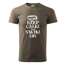 Keep calm and swim on