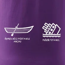 Řemeslnici postavili archu, fušeři Titanic