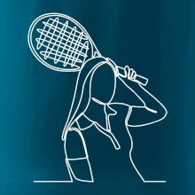 Tenistka  jednim tahem