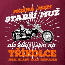 Možná jsem starší muž - tříkolka