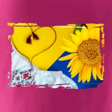 Ukrajina slunečnice a kroj