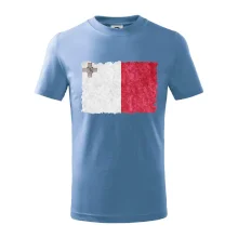 Vlajka Malta okousaná