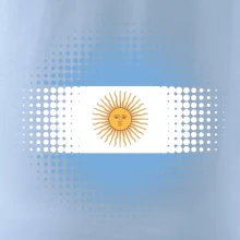 Argentina vlajka tečkovaná