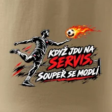 Nohejbalový pekelný servis
