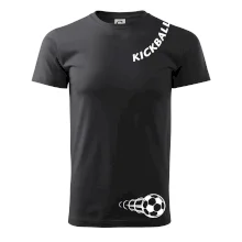 Kickball nápis šikmo