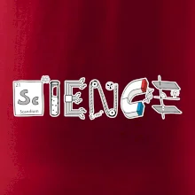 Science věda nápis