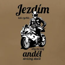 Silniční motorka - jezdím tak rychle, aby mi můj anděl strážný stačil