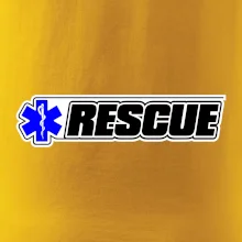 Záchranář rescue kříž modrý