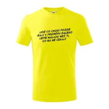 Lidé co chodí pozdě