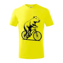 Kapybara na kole černá