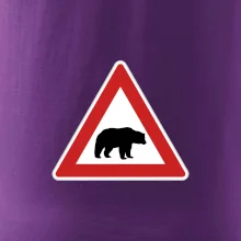Dopravní značka - Pozor lední medvěd
