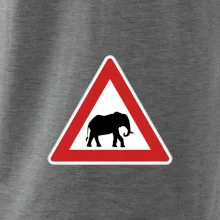 Dopravní značka - Pozor slon