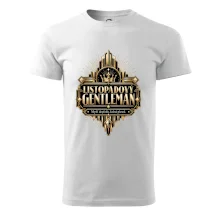 Listopadový gentleman zlatý art deco motiv