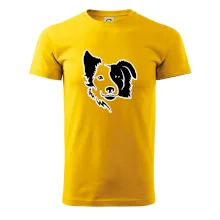 Border kólie obrys hlavy