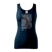 Klínovec - vrstevnice v obdélníku