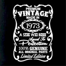 Vintage Etiketa - 1973