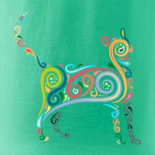 Kočka barevné křivky