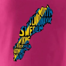 Mapy - názvy měst - Švédsko