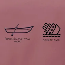 Řemeslnici postavili archu, fušeři Titanic