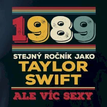1989 stejný ročník jako Taylor Swift