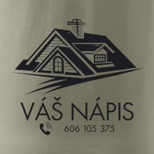 Tričko pro pokrývače - Velká střecha