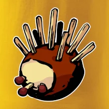 Kaštanový ježeček - prso