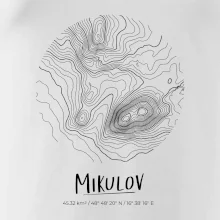 Mikulov - vrstevnice v kruhu