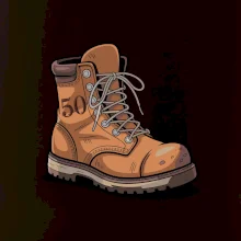 Turistická narozeninová bota 50