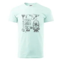 Geodet teodolit dron