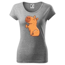 Kapybara s palcem nahoru