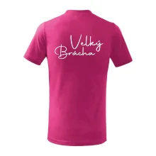 Velký brácha - nápis na zádech