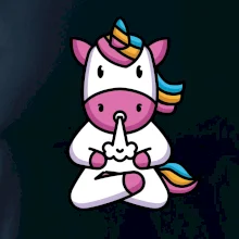 Yoga funící jednorožec