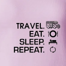 Eat sleep travel - alkovna