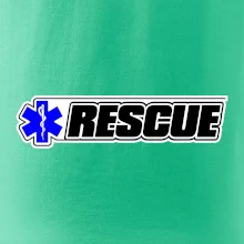 Záchranář rescue kříž modrý Záchranář rescue kříž modrý