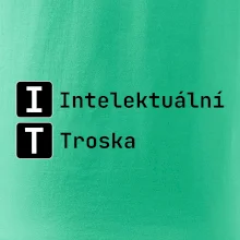 IT Nápis Intelektuální Troska