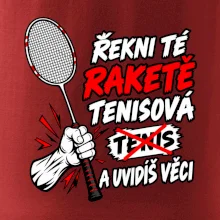 Badmintonová raketa není tenisová