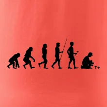 Evoluce houbař muž