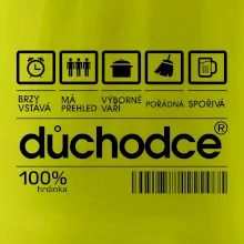 Čárový kód důchodce