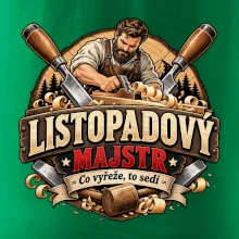 Listopadový truhlář mistr dřeva a hoblíku