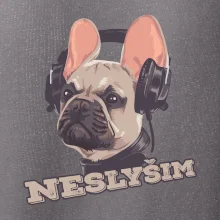 Francouzský buldoček neslyším