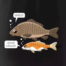 Hezké Vánoce Kapr a Koi kapr (Hana-creative)