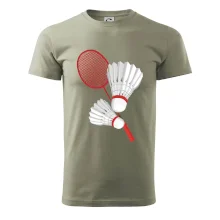 Badminton - pálka a košík