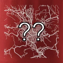 Mapy měst černobílé - Vaše město